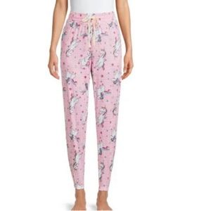 Unicorn Pink Starlight Jazzy  Ladies Sleepwear lounge pajamas size XS,Sm,2X